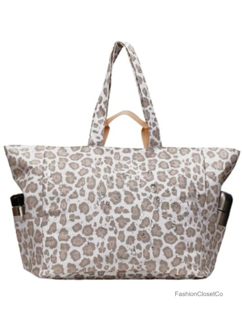 Extra Large Travel Tote Beach Bag with Pockets Polyester Weekender Bag for Women